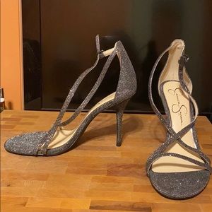Jessica Simpson Silver heels